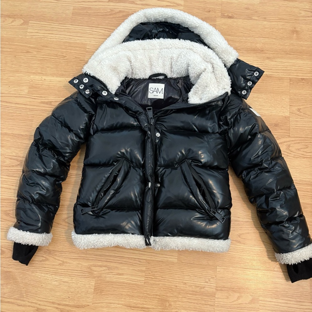 SAM Black Jacket with Cream Lining